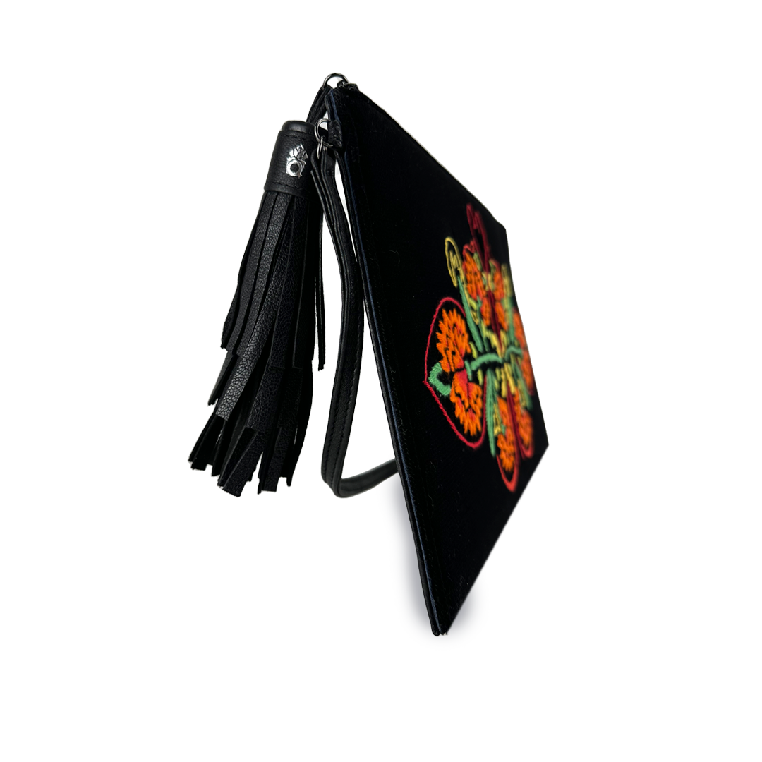 Medium Party Clutch - Northern Orange